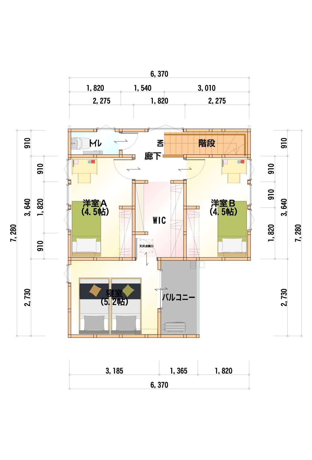 2階 平面図