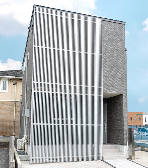36.02m²37.67m²1階2階73.69m²78.21m²41.40m²延床面積施工床面積建築面積