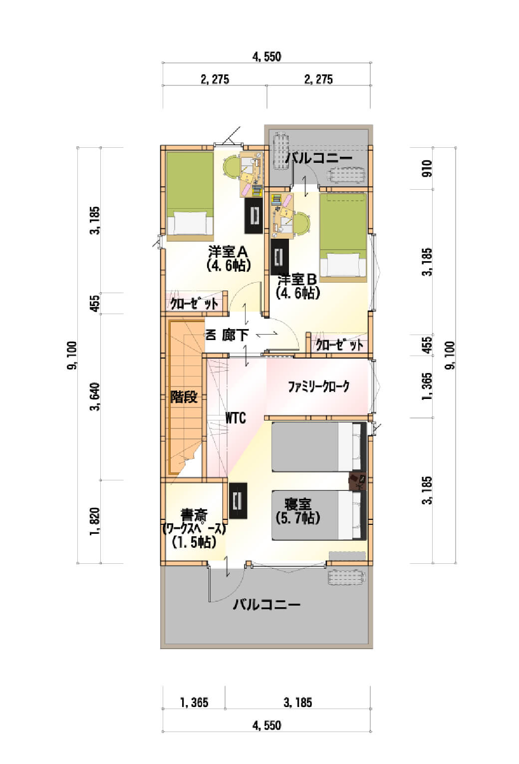 2階 平面図